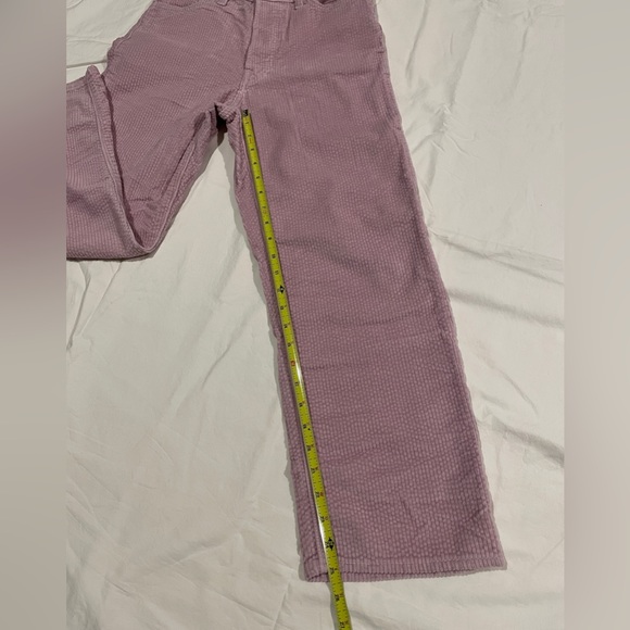 Levi’s Corduroy Ribcage Straight Ankle in Lilac/Purple, Size 27x27 - Picture 6 of 13